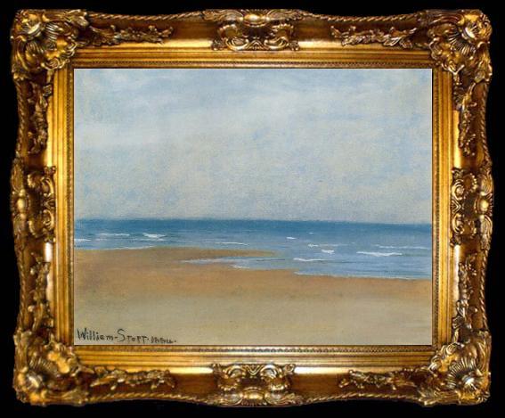 framed  William Stott of Oldham A Seascape, ta009-2